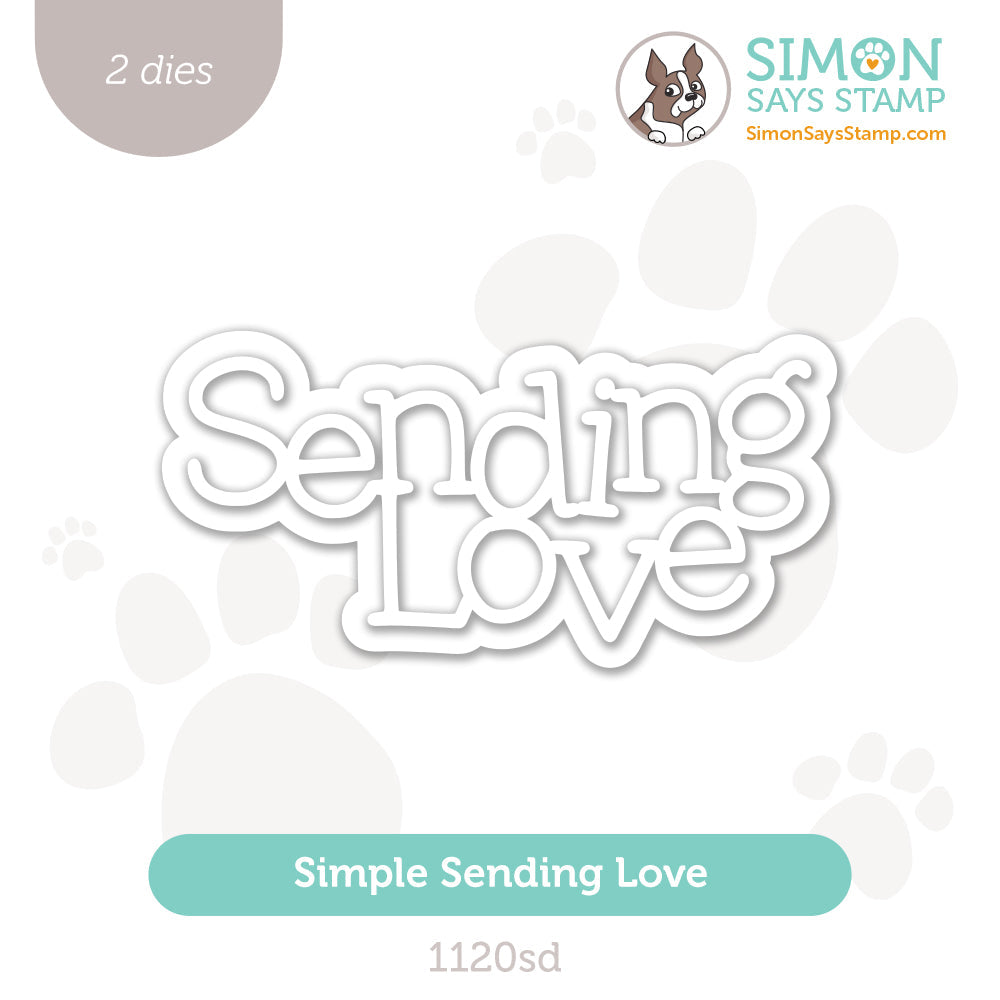 Simon Says Stamp Simple Sending Love Wafer Dies 1120sd Cheering for You