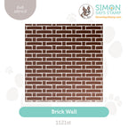 Simon Says Stamp Stencil Brick Wall 1121st Shine On