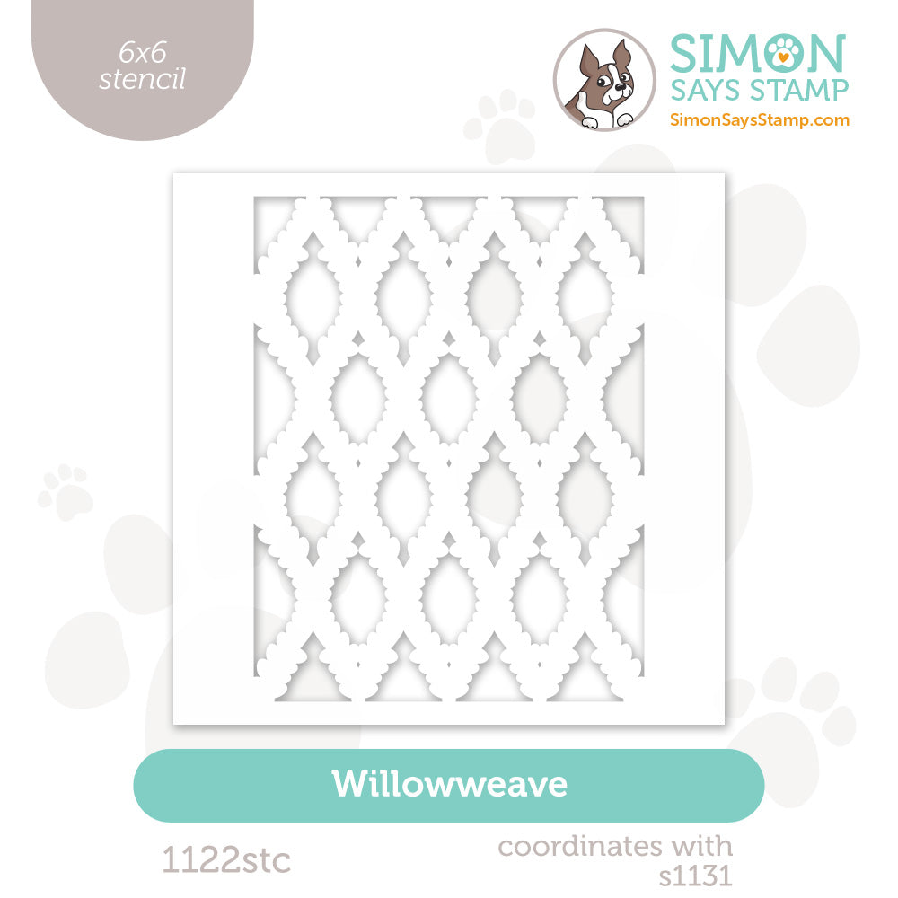 Simon Says Stamp Stencil Willowweave 1122stc Always There