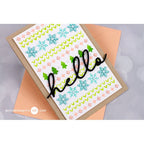 PREORDER Concord & 9th Knitting Together Clear Stamp Set 11931 hello | color-code:ALT01
