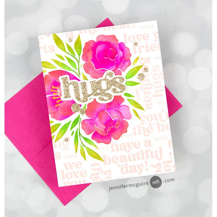 Altenew Classic Greetings Clear Stamps alt8470 hugs | color-code:ALT01
