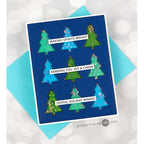 Pretty Pink Posh Tree Cover Dies joyful holiday wishes | color-code:ALT02