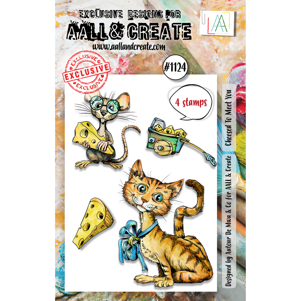 AALL & Create Cheesed To Meet You A7 Clear Stamps 1124