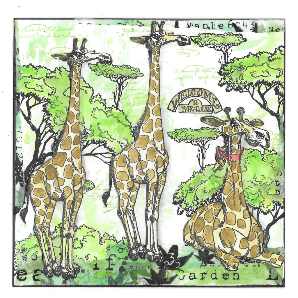 AALL & Create Sky's The Limit A6 Clear Stamps 1127 garden