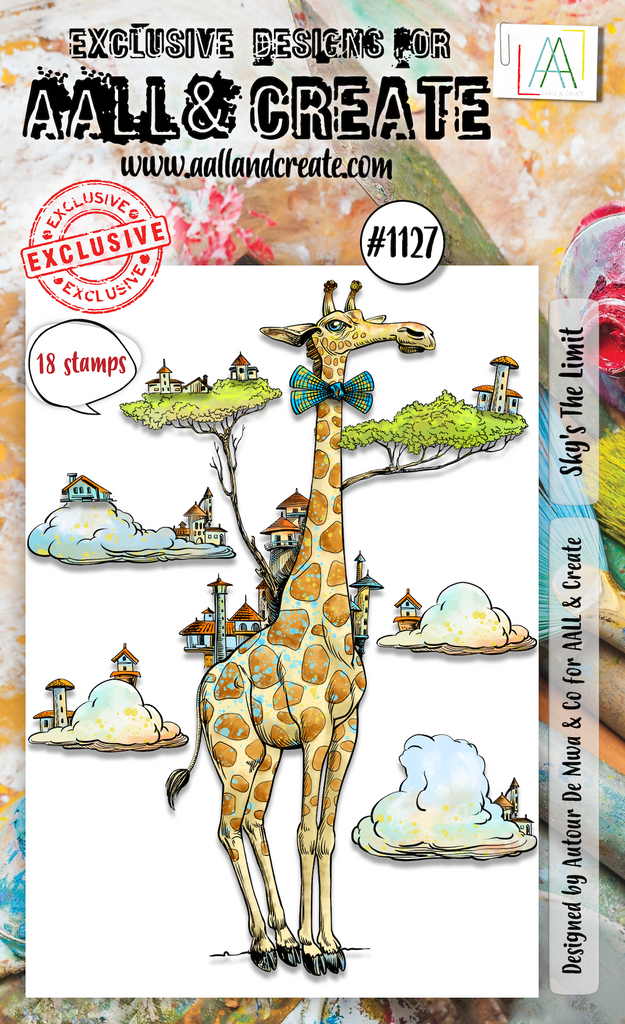 AALL & Create Sky's The Limit A6 Clear Stamps 1127