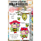 AALL & Create Bee Free A6 Clear Stamps 1129