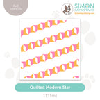 Simon Says Stamp Set of 2 Stencils Quilted Modern Star 1131mt Stamptember