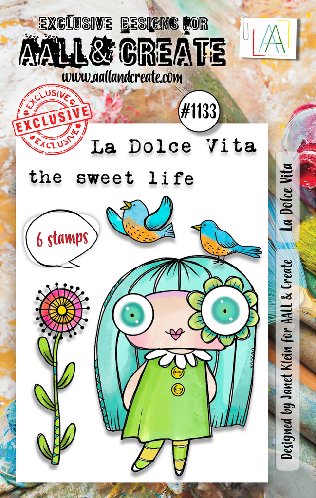 AALL & Create La Dolce Vita A7 Clear Stamps 1133