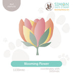 Simon Says Stamp Set of 4 Stencils Blooming Flower 1133mtc Shine On