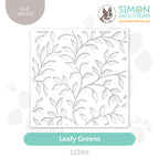 Simon Says Stamp Stencil Leafy Greens 1139st Shine On