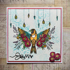 AALL & Create Light Up The Sky A6 Clear Stamps 1144 bird wings spread