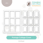 Simon Says Stamp Postage Collage Cover Wafer Dies 1144sd DieCember