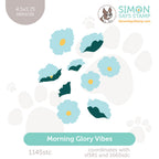 Simon Says Stamp Set of 3 Morning Glory VIbes 1145stc