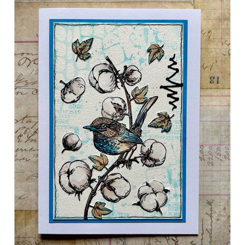 AALL & Create Cotton Twitterer A6 Clear Stamps 1147 bird on branch