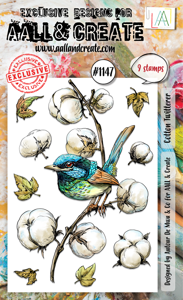 AALL & Create Cotton Twitterer A6 Clear Stamps 1147