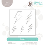 Simon Says Stamp Stencil Boom 1150mtc Shine On