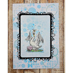 AALL & Create The Swan King A7 Clear Stamp 1152 crown