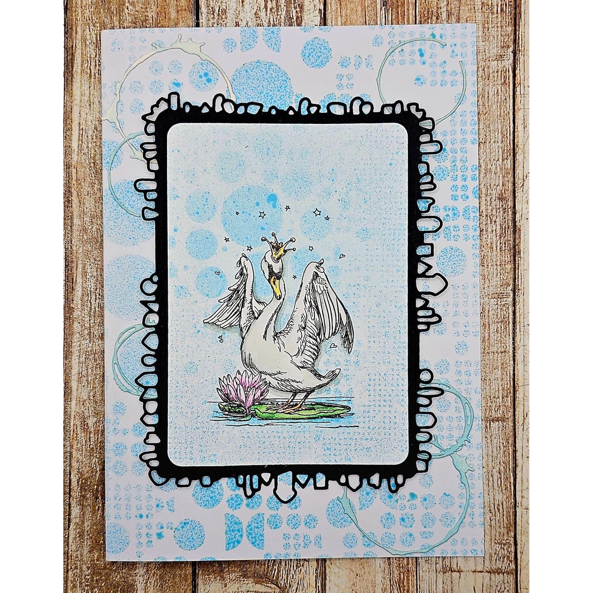 AALL & Create The Swan King A7 Clear Stamp 1152 crown