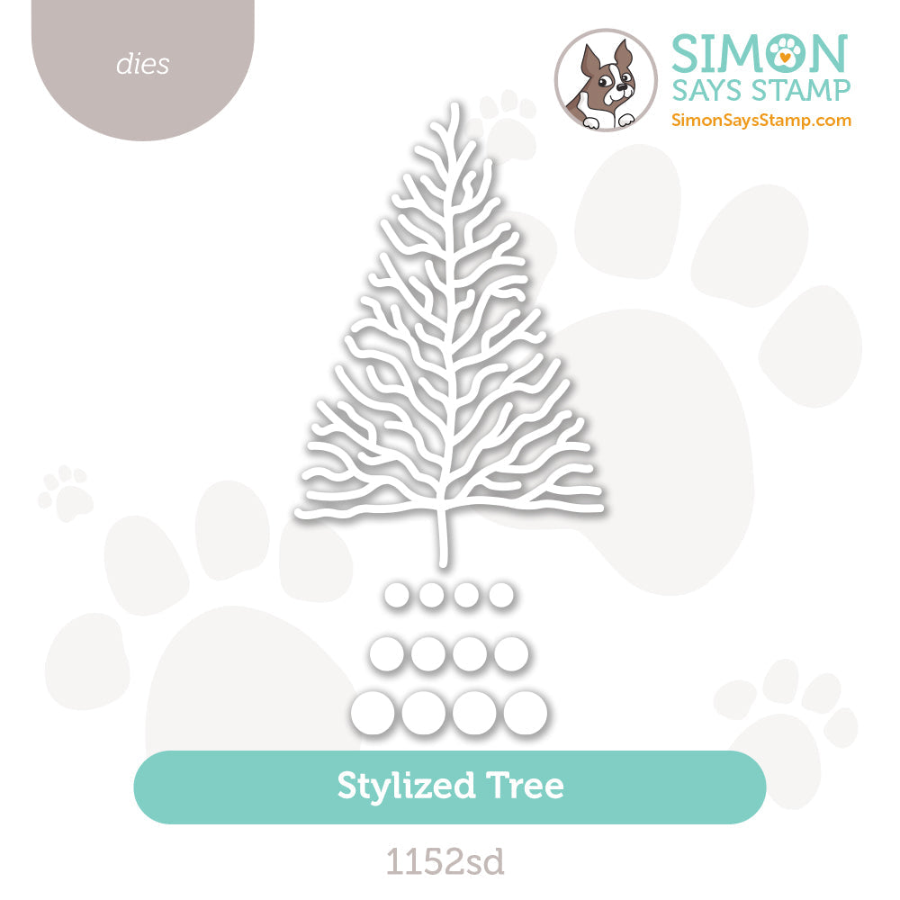 Simon Says Stamp Stylized Tree Wafer Dies 1152sd Sweet Wishes
