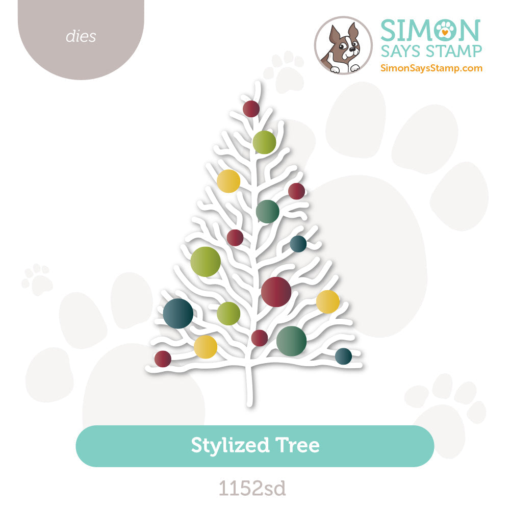 Simon Says Stamp Stylized Tree Wafer Dies 1152sd Sweet Wishes