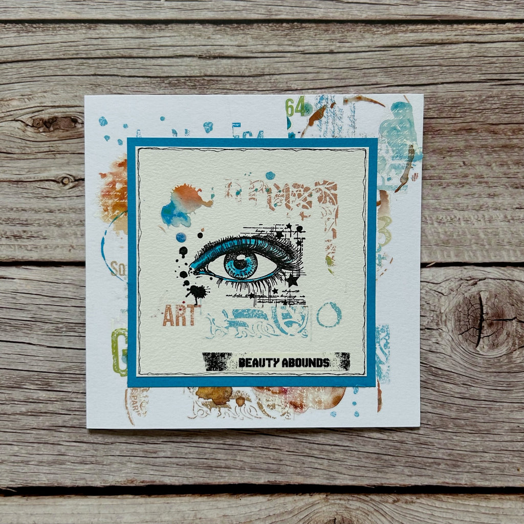 AALL & Create Eyeful A8 Clear Stamps 1154 beauty abounds