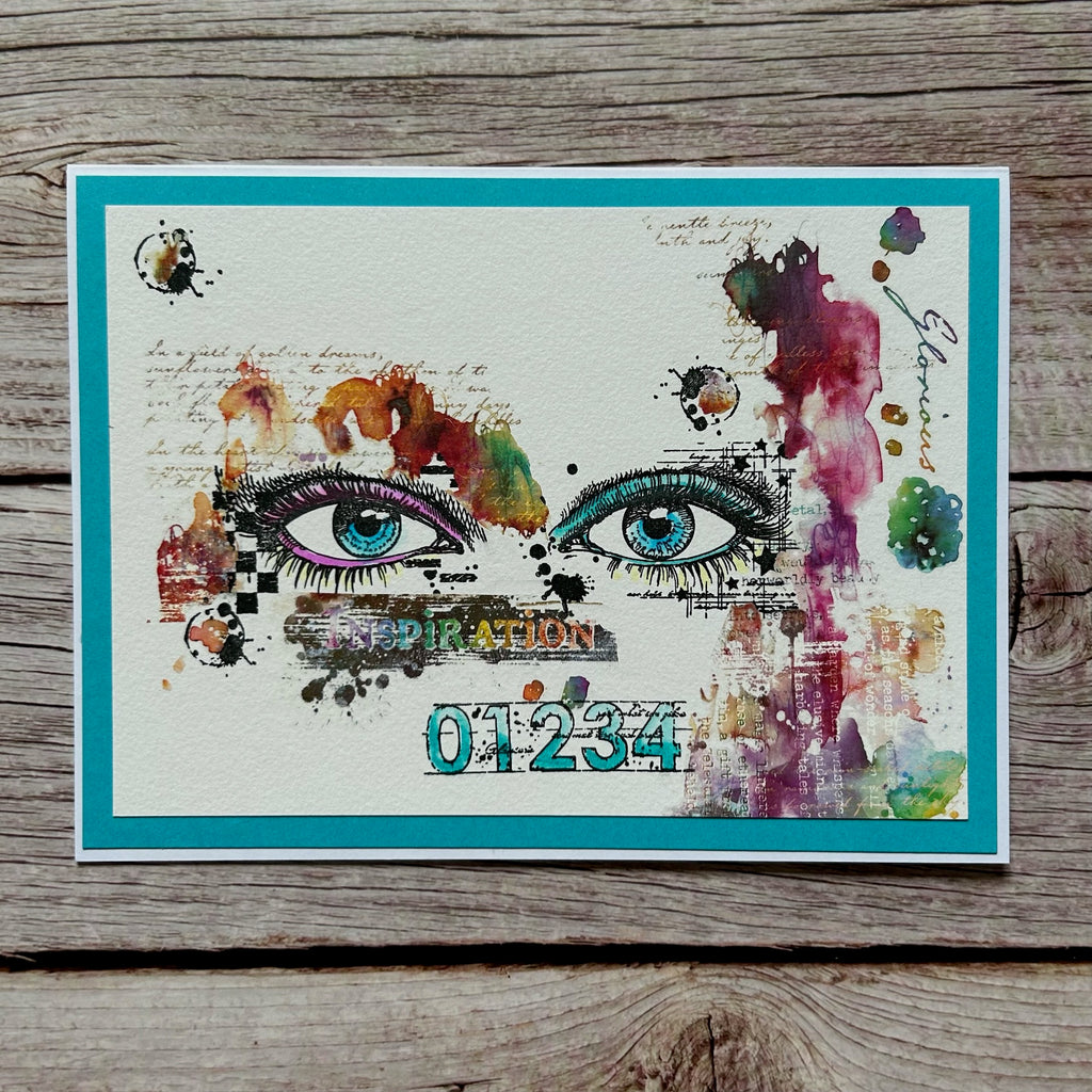 AALL & Create Eyeful A8 Clear Stamps 1154 inspiration