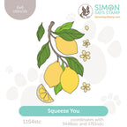 Simon Says Stamp Set of 2 Stencils Squeeze You 1154stc Every Happiness