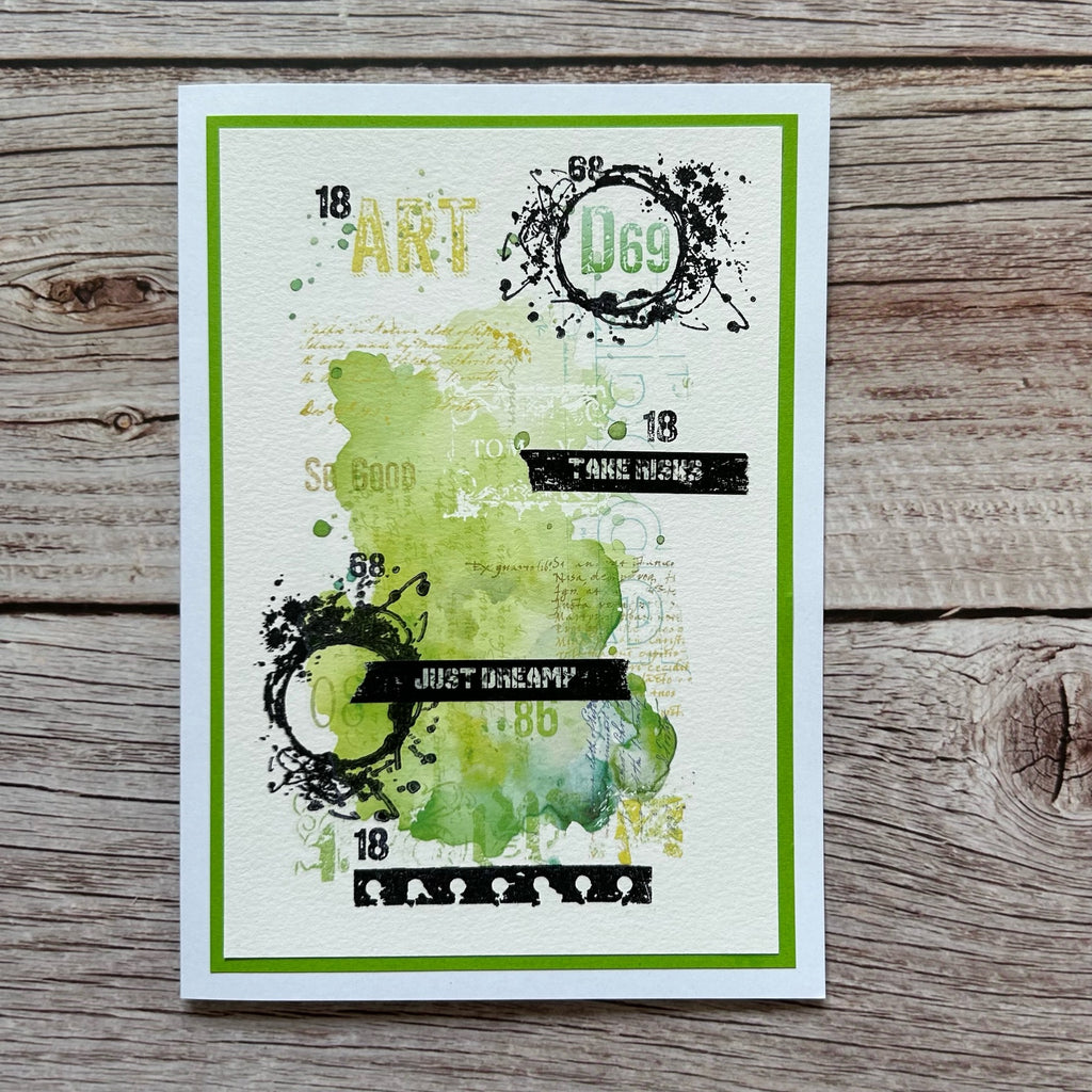 AALL & Create Shredz A8 Clear Stamps 1157 just dream