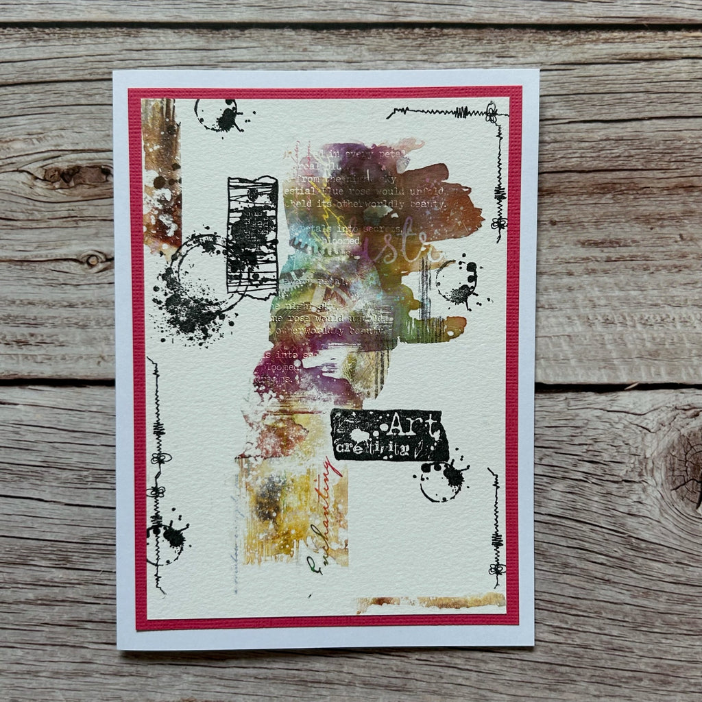 AALL & Create Franking A8 Clear Stamps 1158 art
