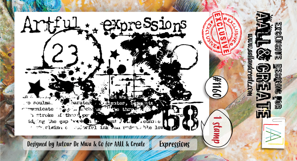 AALL & Create Expressions A8 Clear Stamps 1160