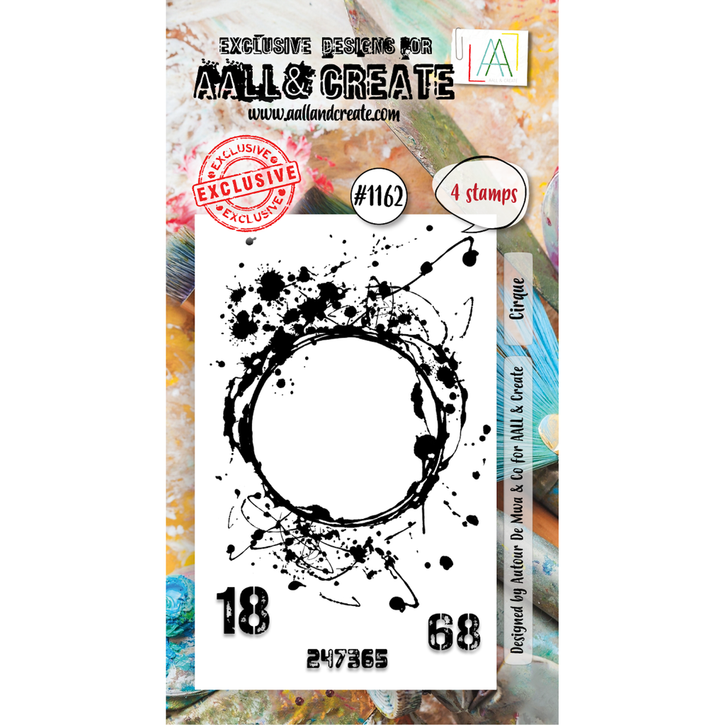 AALL & Create Cirque A8 Clear Stamps 1162