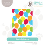 Simon Says Stamp Set of 5 Stencils Party Balloons 1165stc