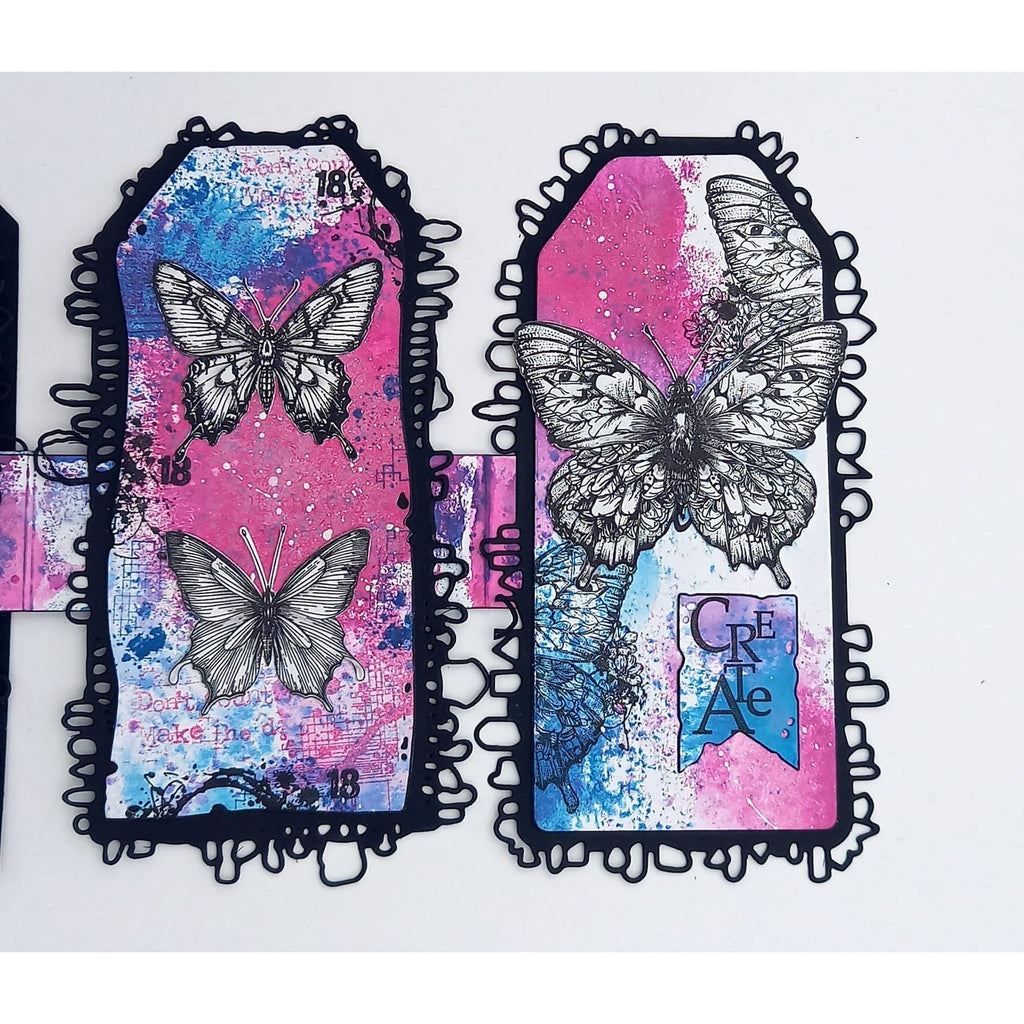 AALL & Create Wiggle & Dance A7 Clear Stamps 1174 create tag