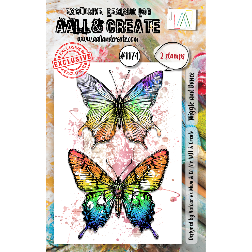 AALL & Create Wiggle & Dance A7 Clear Stamps 1174