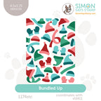 Simon Says Set of 4 Stencils Bundled Up 1174stc Sending Cheer