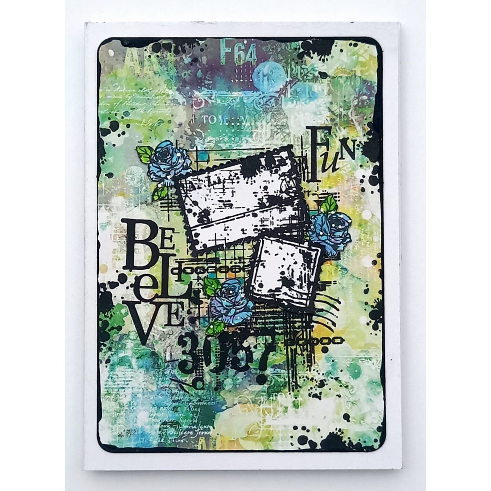 AALL & Create Chain Framed A7 Clear Stamp 1180 believe
