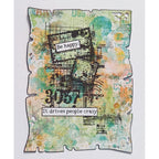 AALL & Create Chain Framed A7 Clear Stamp 1180 be happy