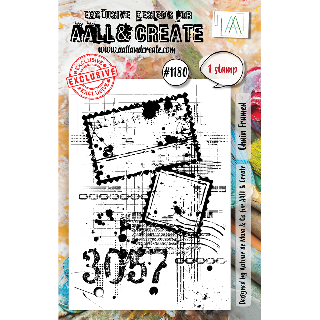 AALL & Create Chain Framed A7 Clear Stamp 1180