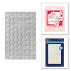 e3d-080 Spellbinders Woven 3D Embossing Folder product image
