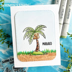 Whimsy Stamps Aloha Kids Clear Stamps KHB201 Palm Tree