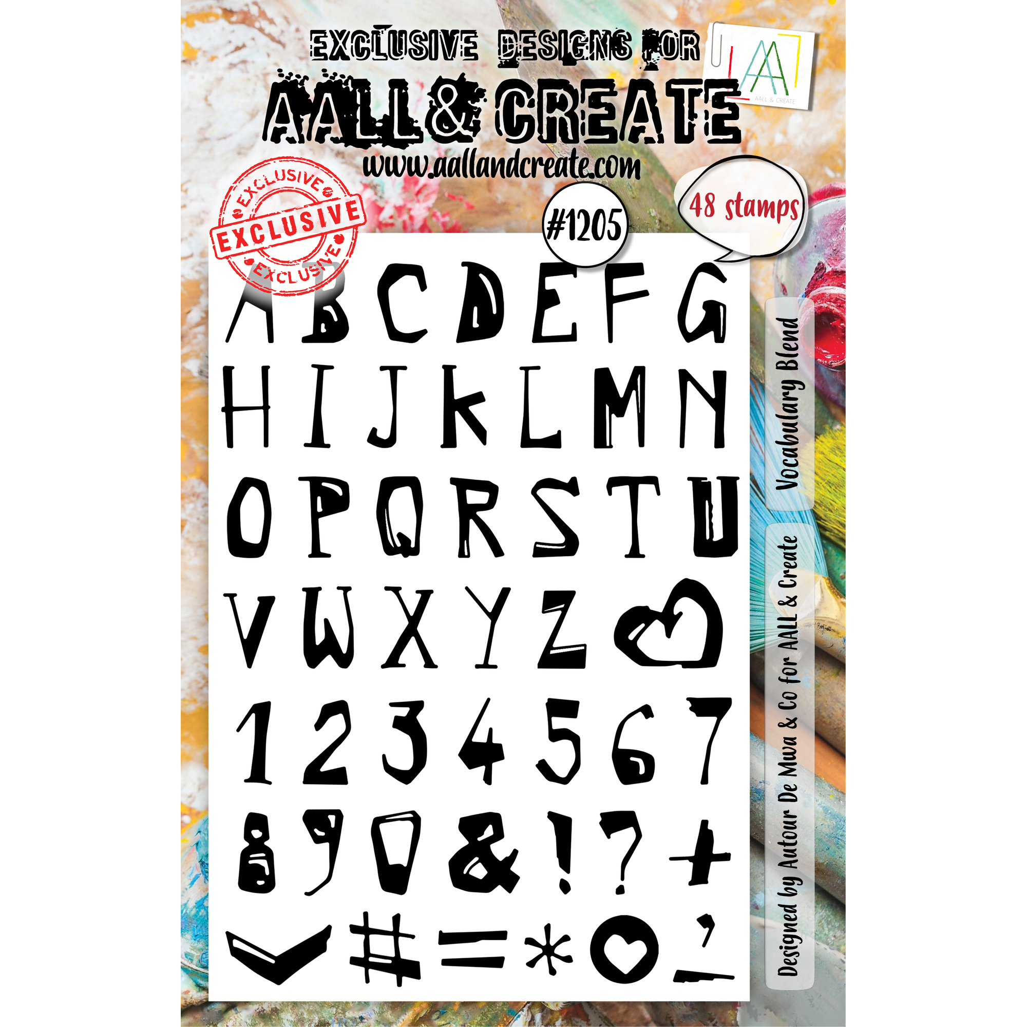 AALL & Create Vocabulary Blend A5 Clear Stamps 1205