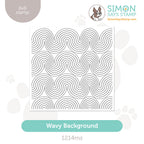 Simon Says Clear Stamp Wavy Background 1214ms You Are My Favorite