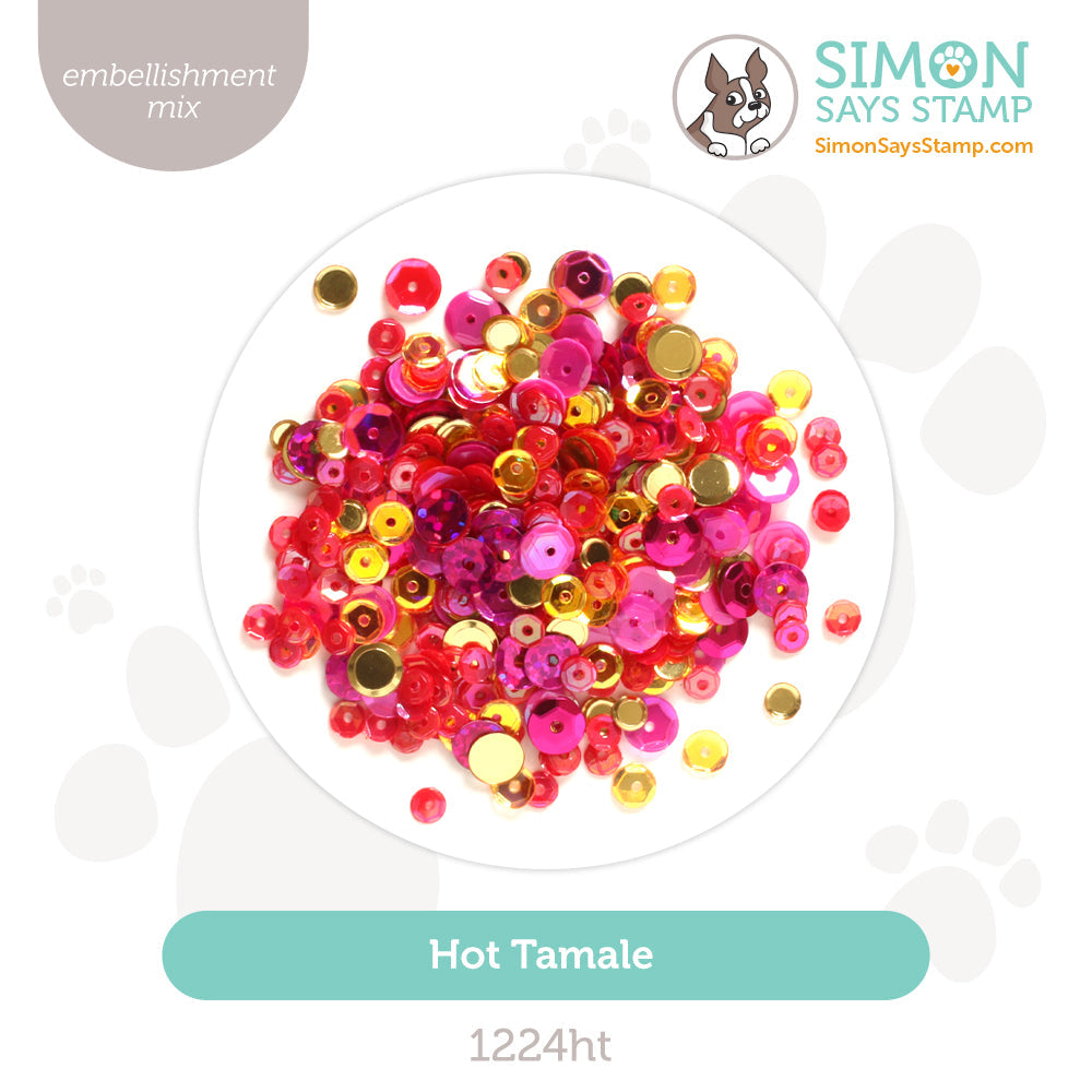 Simon Says Stamp Embellishment Mix Hot Tamale 1224ht To Love