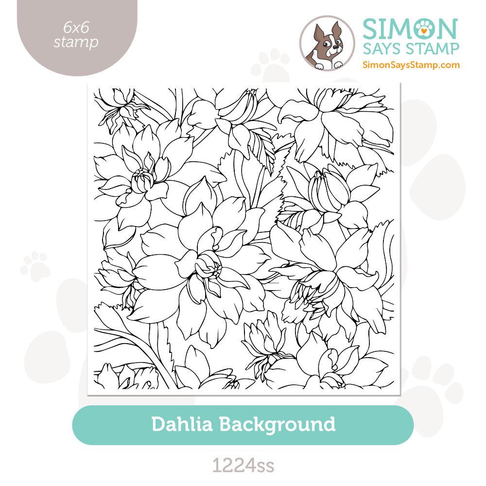 Simon Says Clear Stamp Dahlia Background 1224ss Friend Like You