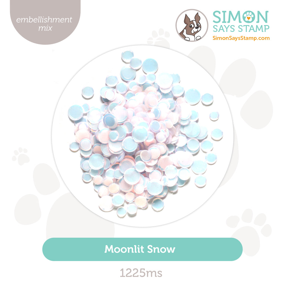 Simon Says Stamp Embellishment Mix Moonlit Snow 1225ms DieCember