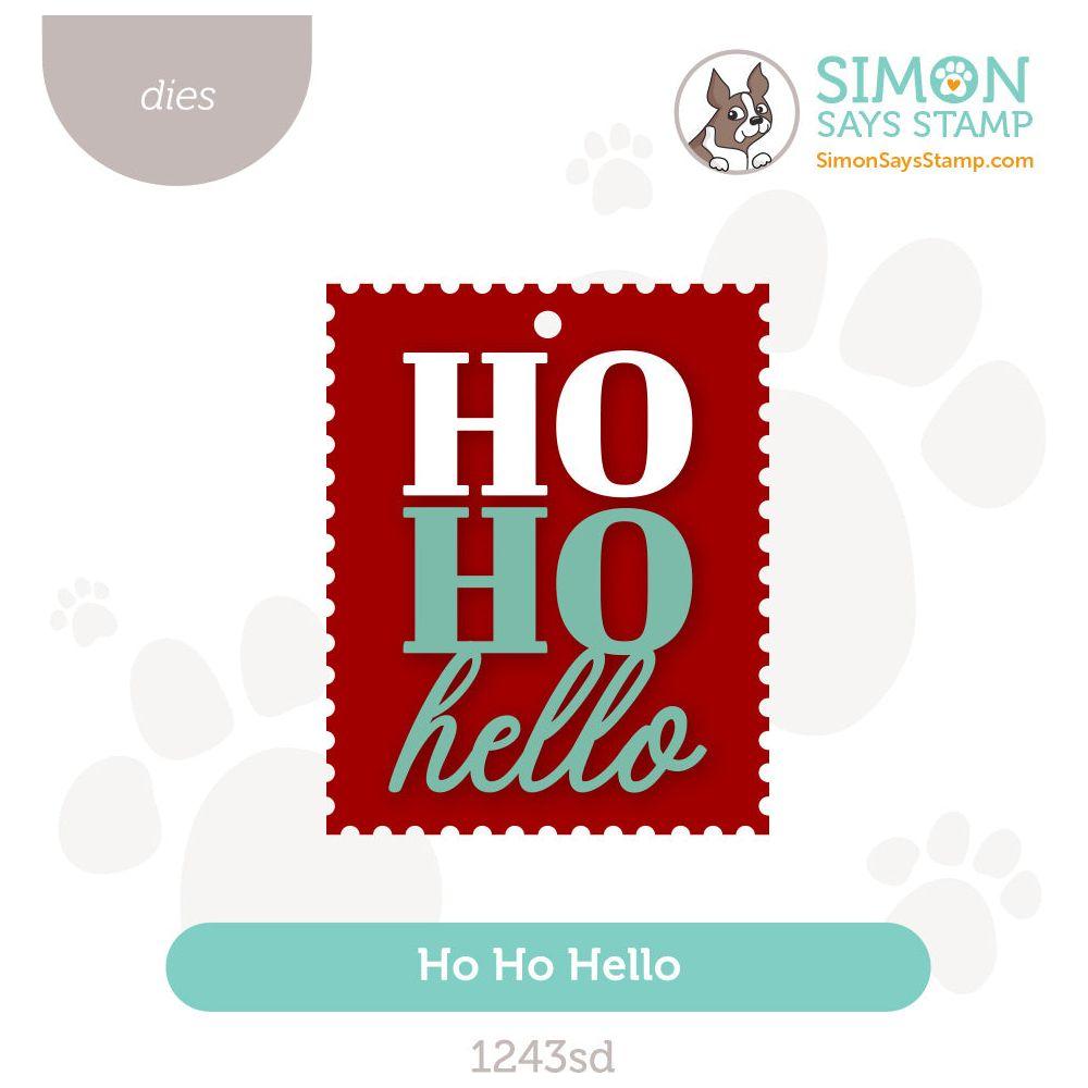 Simon Says Stamp Ho Ho Hello Die Set Simon Says Stamp Ho Ho Hello Die Set