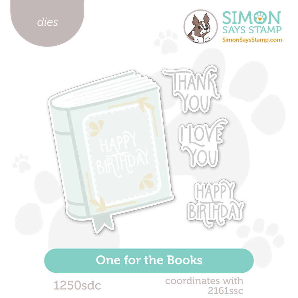 Simon Says Stamp One for the Books Wafer Dies 1250sdc Favorite Things