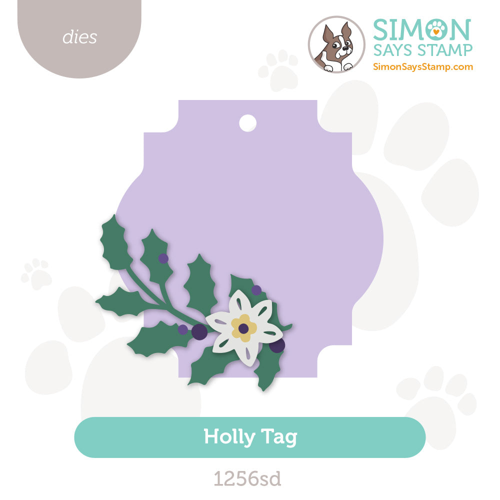 Simon Says Stamp Holly Tag Wafer Dies 1256sd