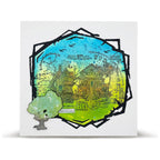 AALL & Create Scenic Script A6 Clear Stamps 1257 serenity