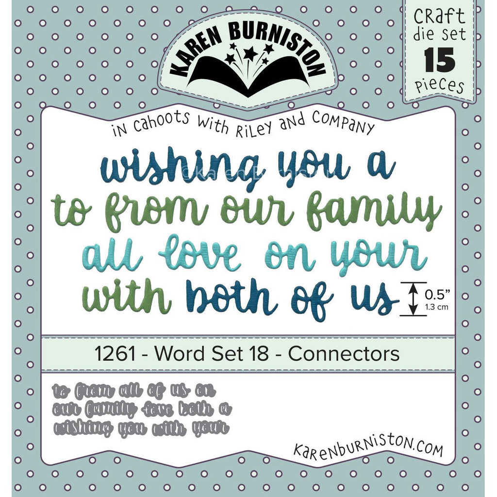 Karen Burniston Word Set 18 Dies 1261